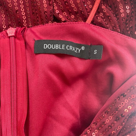 NWOT Red Sequin Dress - Picture 3 of 3